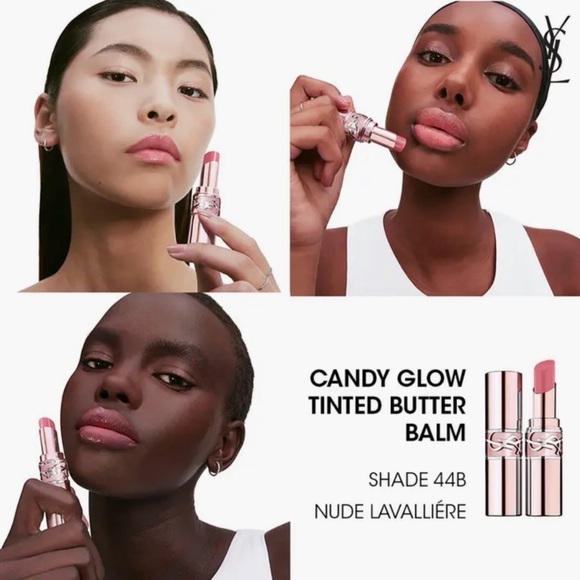 NEW YSL pH Activated Candy Glow Tinted Butter Balm 44B Nude Lavalliere NWOB - Picture 3 of 3